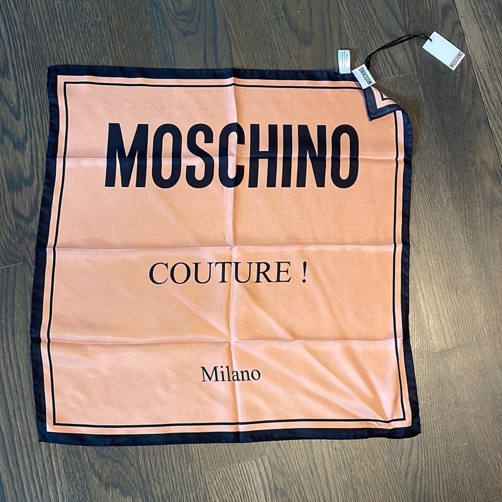 MOSCHINO couture scarf NWT